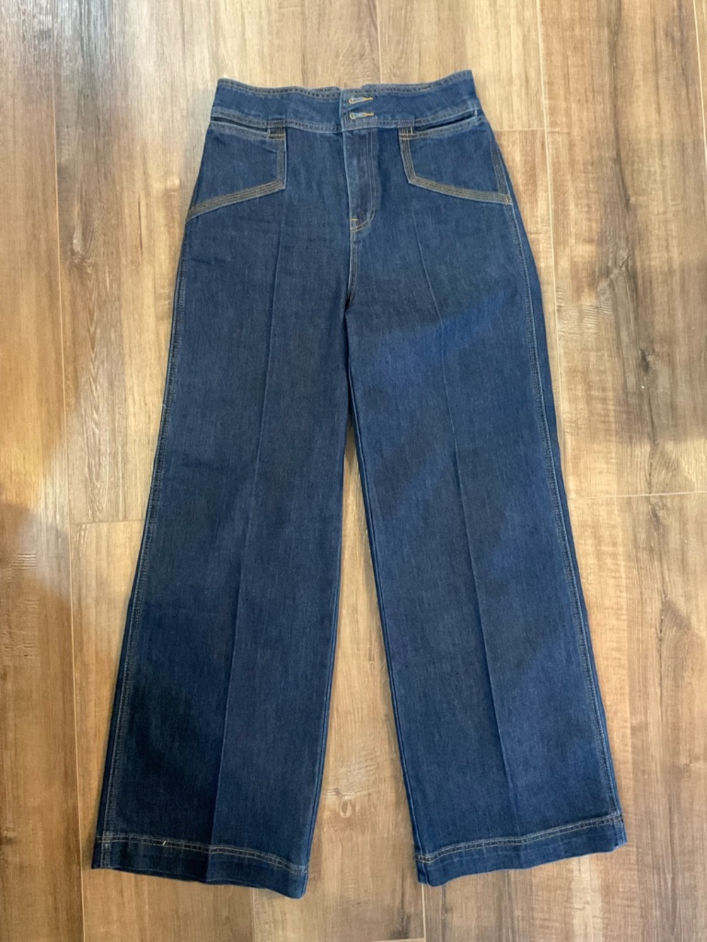 House of Harlow 1960 High Rise Wide Leg Jeans - Size 28